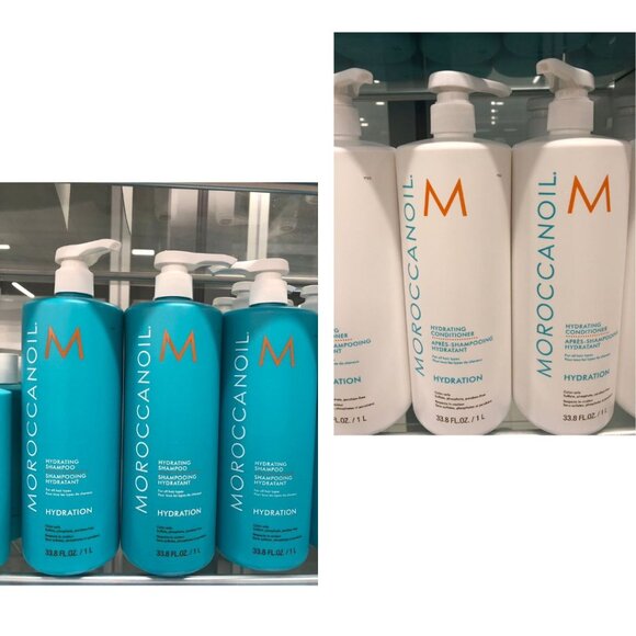 NWT - Moroccanoil Hydrating Shampoo and Conditioner Set 33.8 Fl. Oz / 1L - Picture 15 of 15